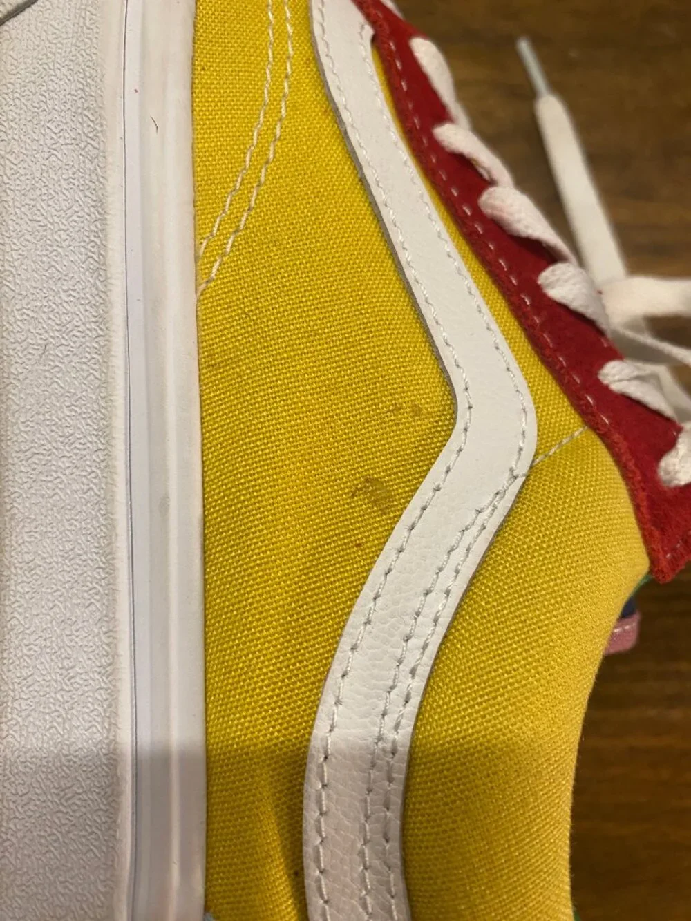 VANS - Old Skool Multicolor Colorblock Sneakers Women’s Size 7.5 Men’s Size 6